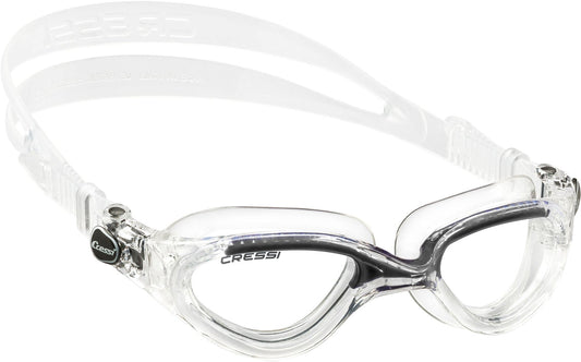 Cressi Swim Flash Adult Goggles Black/Red D