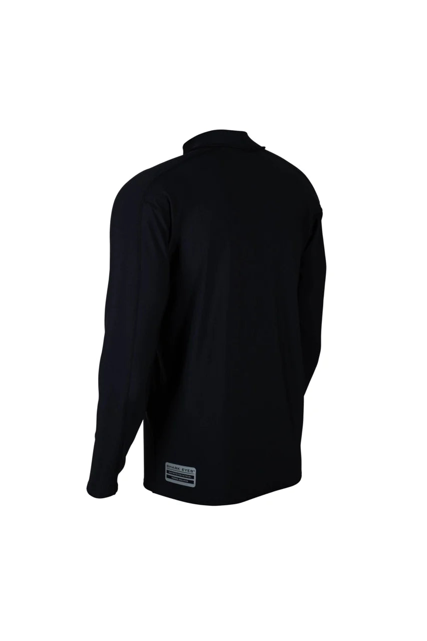 Shark Eyes Mens Ultimate Thermal Top/Rashie Black Small