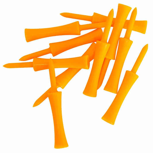 Hi-Vis Constant Height Jumbo Golf Tees 10pk 76mm