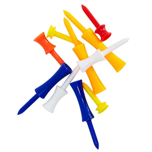 Hi- Vis Constant Height Golf Tees Assorted Sizes and Colours