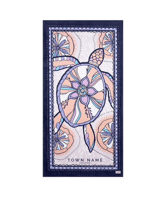Pacific Creations Beach Towel Ocean Turtle Augusta