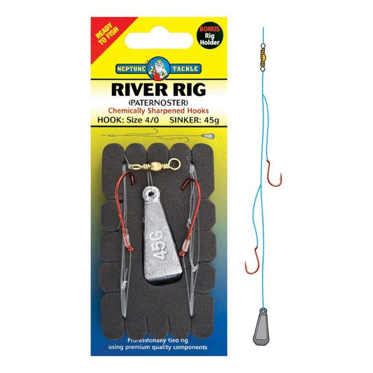 Neptune Tackle Paternoster River Rig Sinker 45g (Yellow Carded)