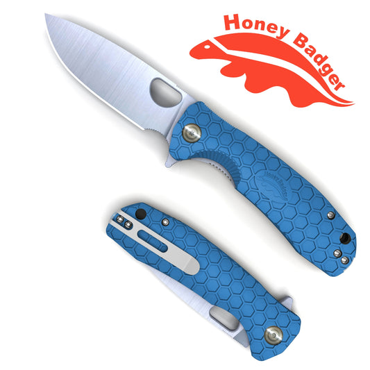 Honey Badger Flipper Large Blue HB1004