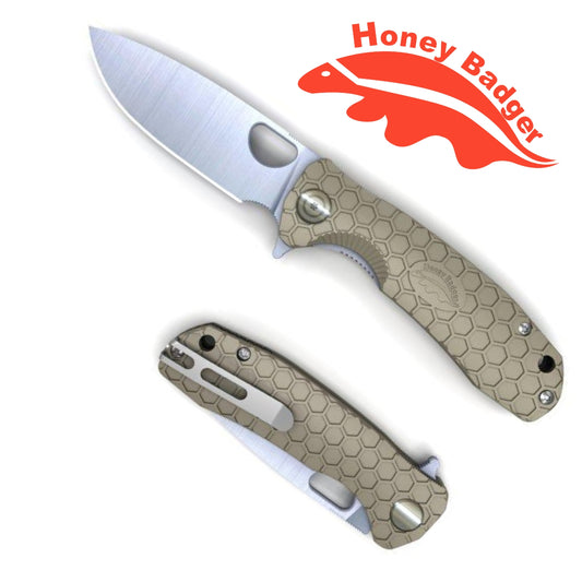 Honey Badger Flipper Large Tan HB1002