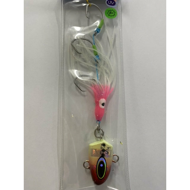 Vexed Bottom Meat Lure 60g SRHG Silver Red Head
