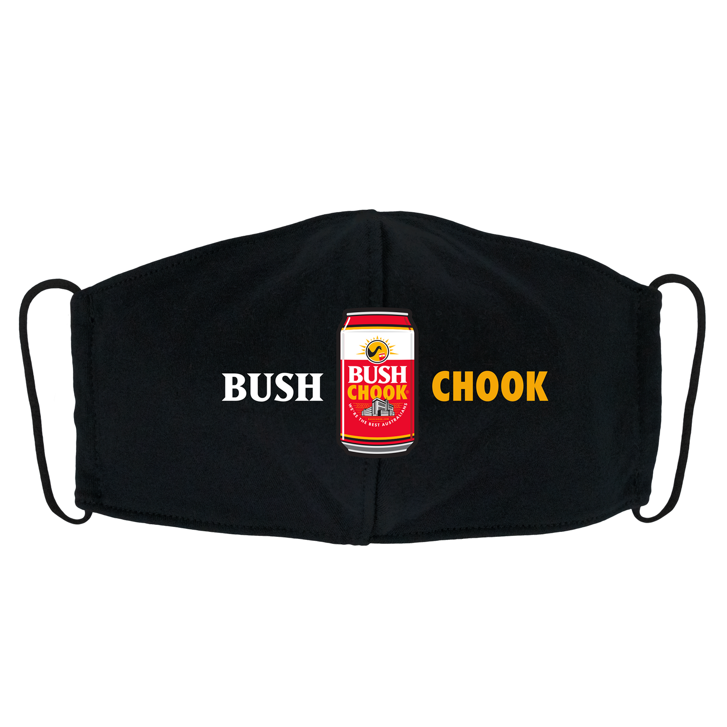 Face Mask Bush Chook Beer Can