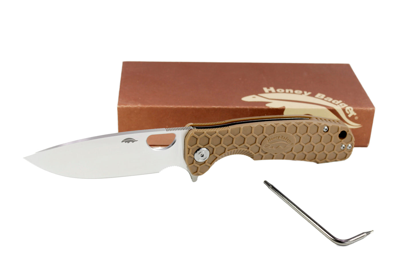 Honey Badger Flipper Large Tan HB1002