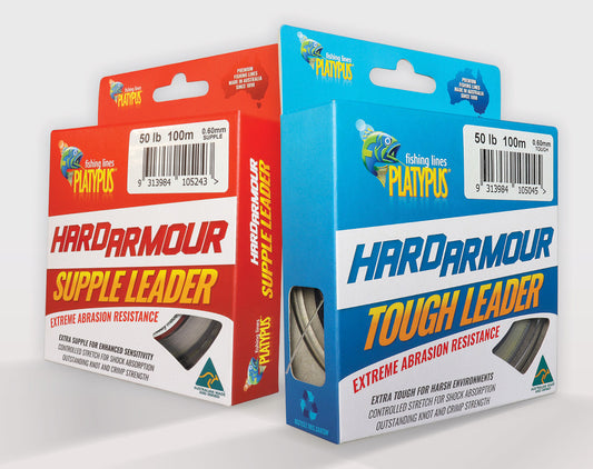 Platypus Hard Armour Supple Leader Clear 12lb