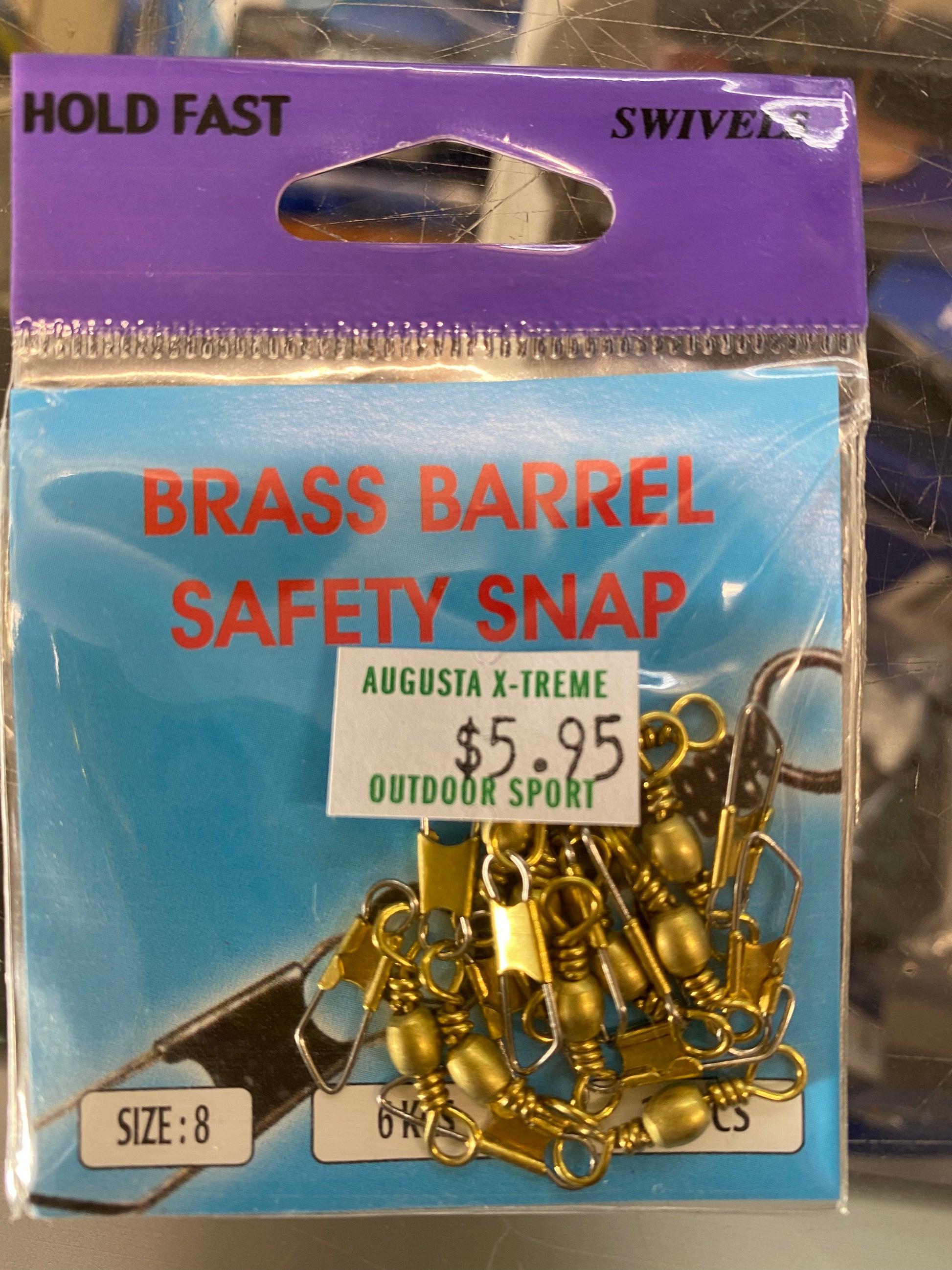 Hold Fast Swivel Barrel Safety Snap Size 12 Qty 10