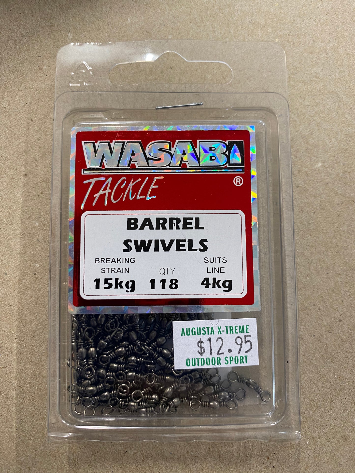 Wasabi Barrel Swivel 4kg Qty 118