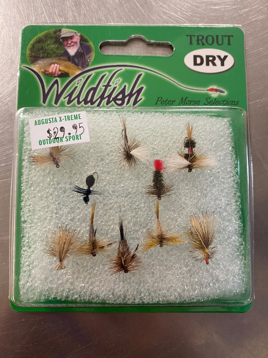 Wildfish Trout Dry Fly 10 Piece Pack