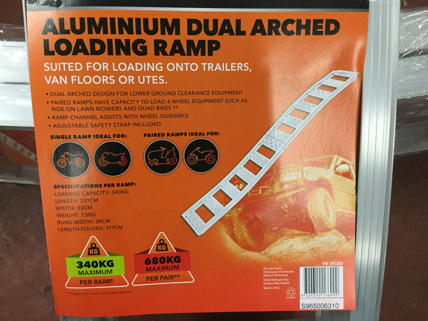 HIRE Aluminium Loading Ramps 8 Hours