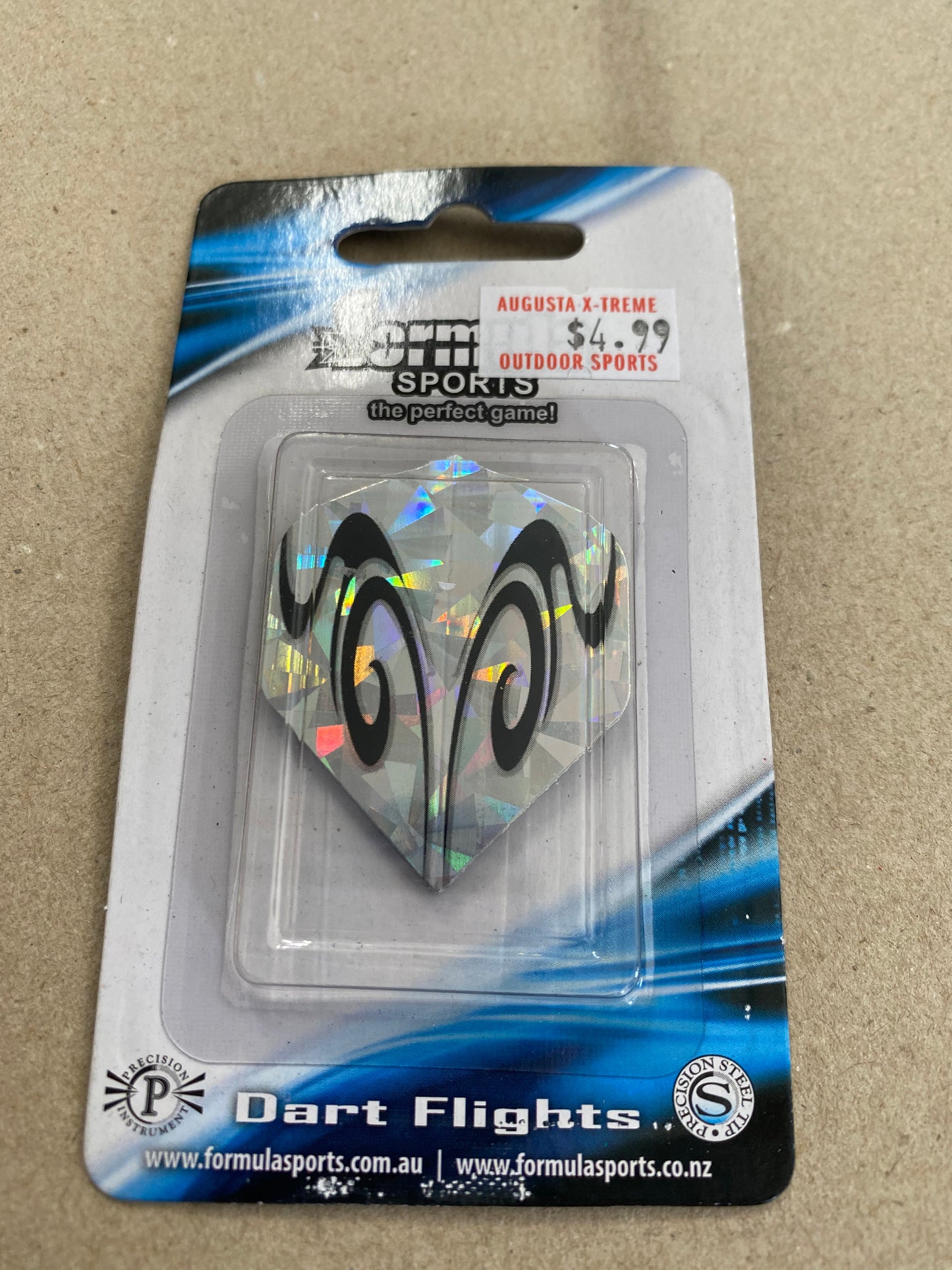 Formula Sports Dart Flights Hologram Silver