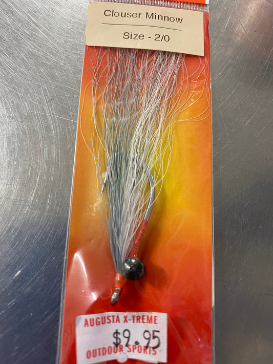 Felty's Flies Clouser Minnow DB White 2/0