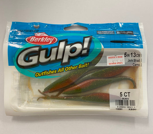 Gulp Jerk Shad Camo 5" 13cm