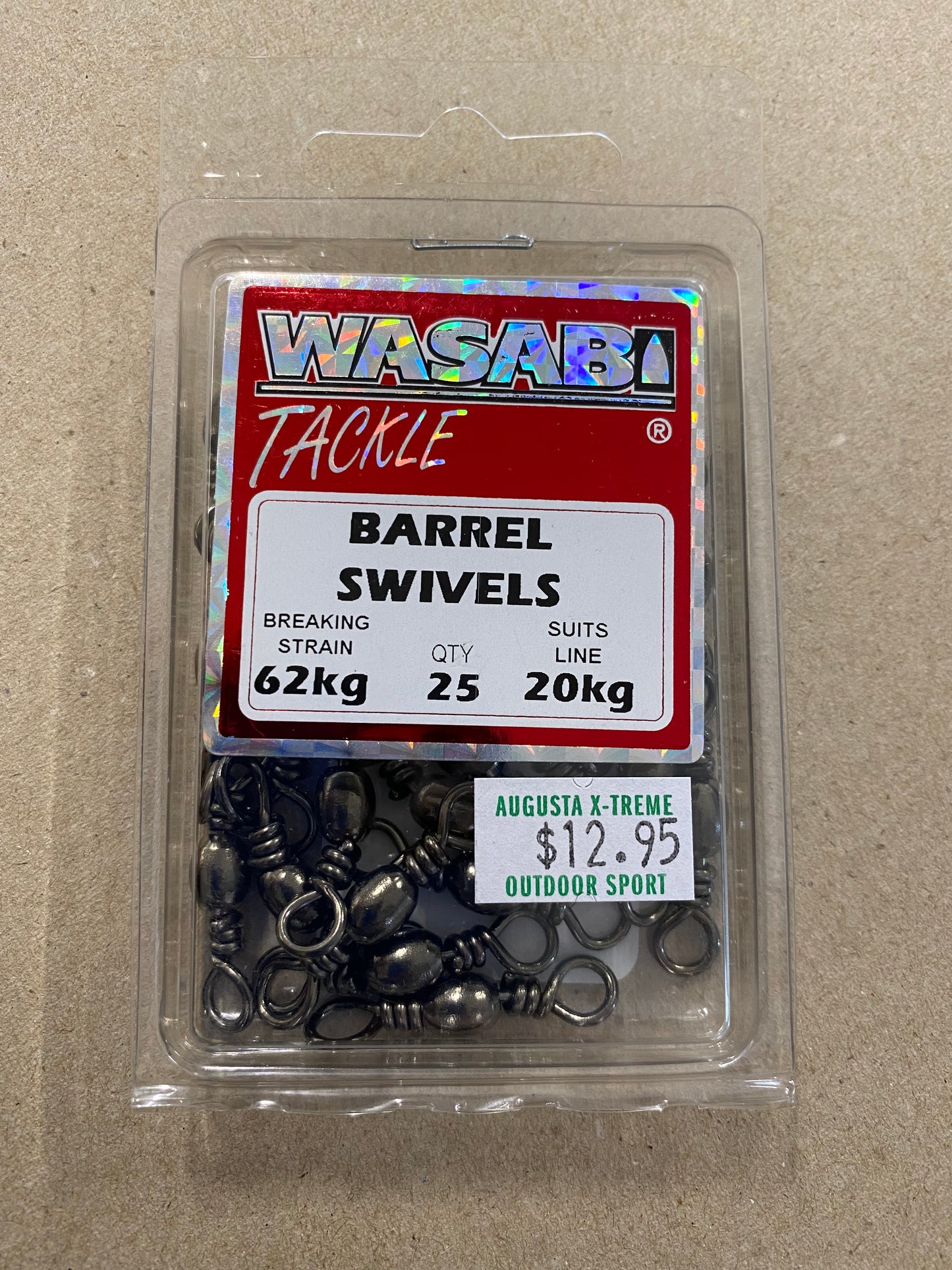 Wasabi Barrel Swivel 20Kg Qty 25