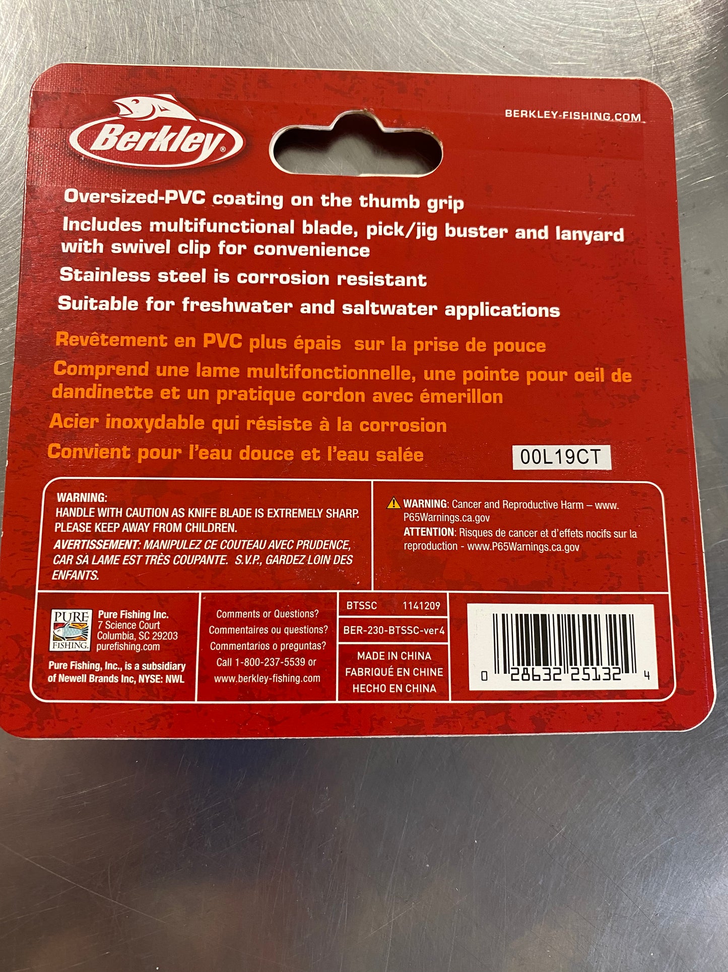 Berkley Stainless Steel Line Clipper