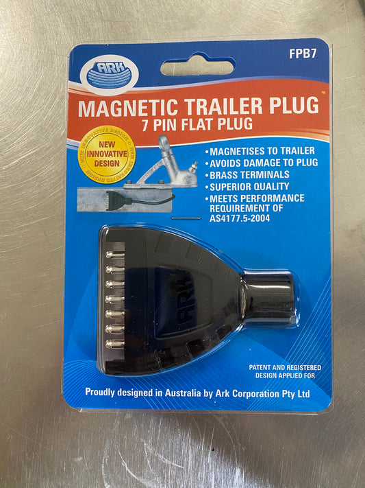 Trailer Plug 7 Pin Flat Magnetic