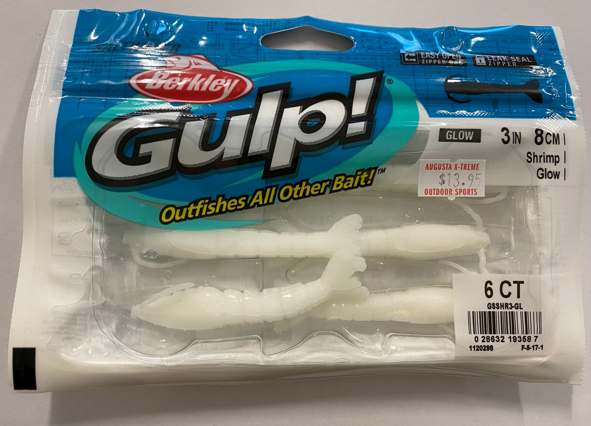 Gulp Shrimp 3IN 8cm Glow – Augusta Xtreme Outdoor Sports