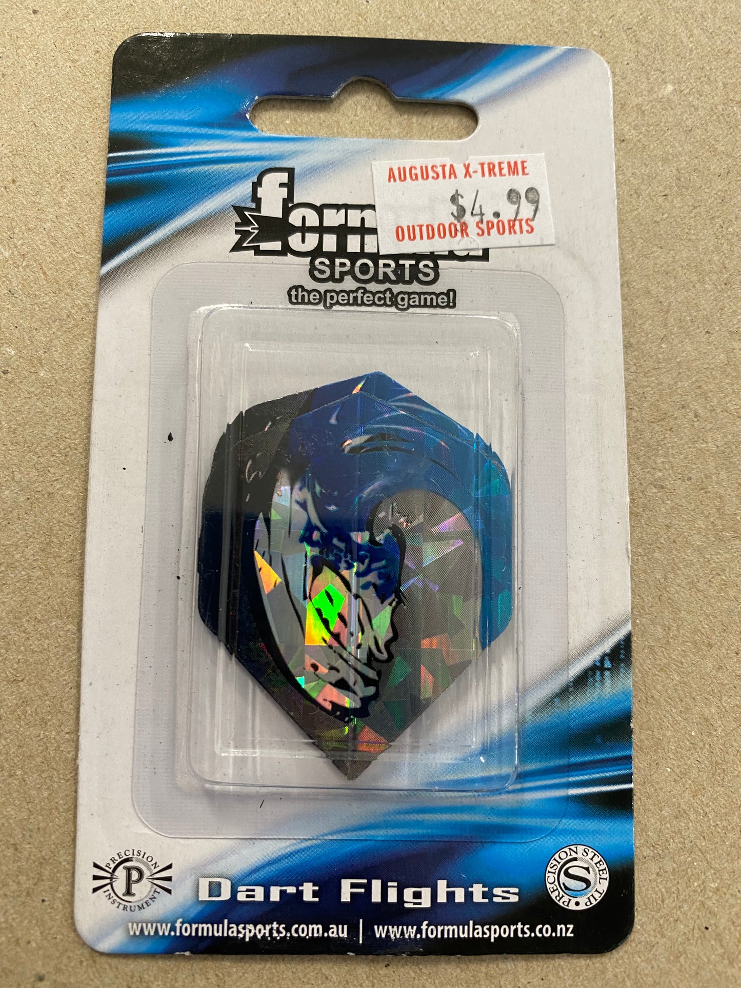 Formula Sports Dart Flights Hologram Silver