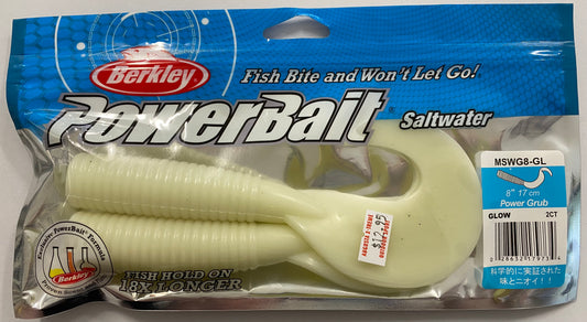 Berkley 8" 17cm Power Grub Glow