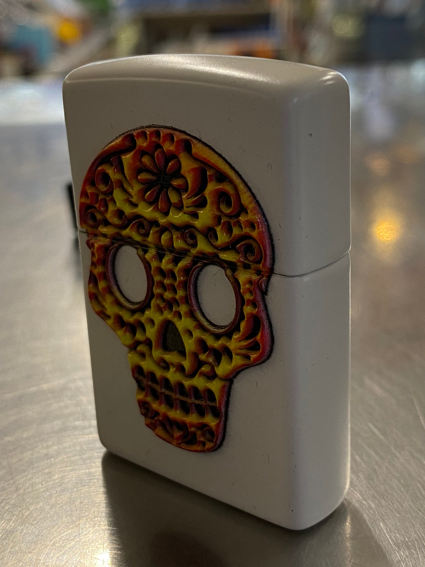 Zippo Lighter Sugar Skull