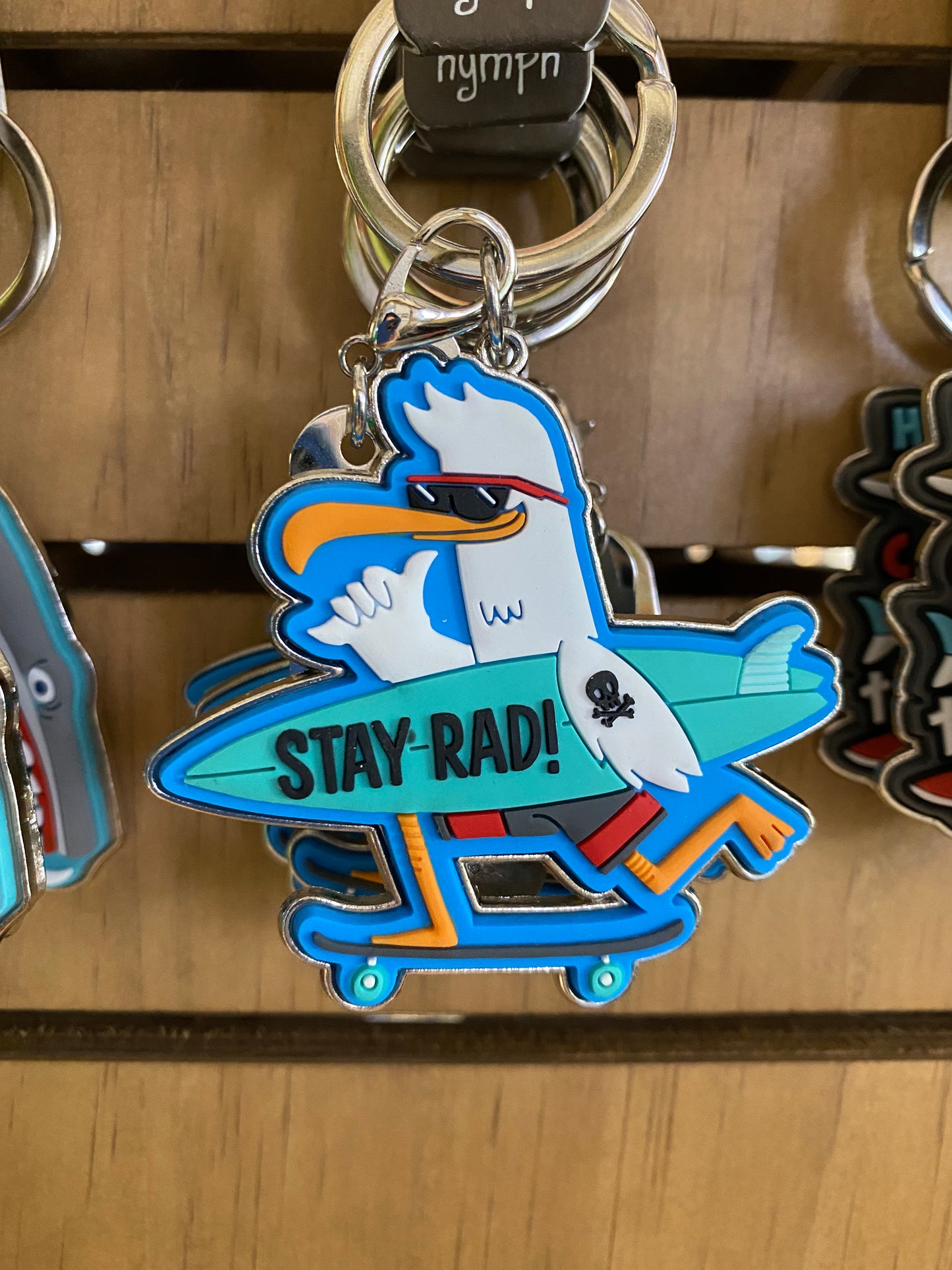 Earth Nymph Augusta Keychain Stay Rad Seagull