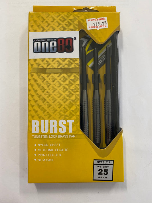 One80 Burst Tungsten Look Brass Darts 25gm