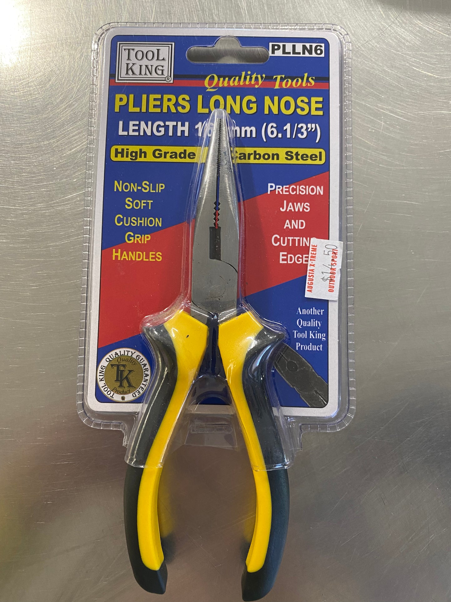 Tool King Long Nose Pliers 160Mm