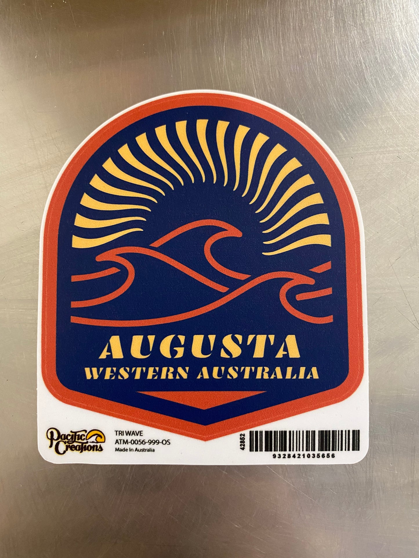 Pacific Creations Augusta Stickers Tri Wave