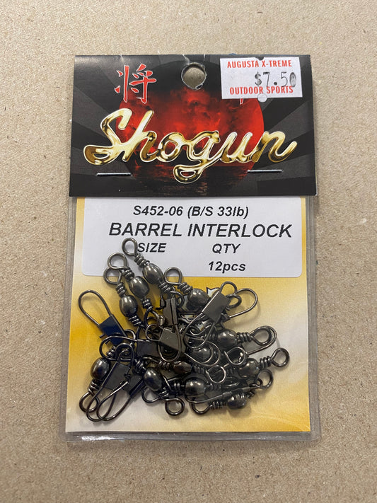 Swivel Barrel Interlock 12pce Size 6