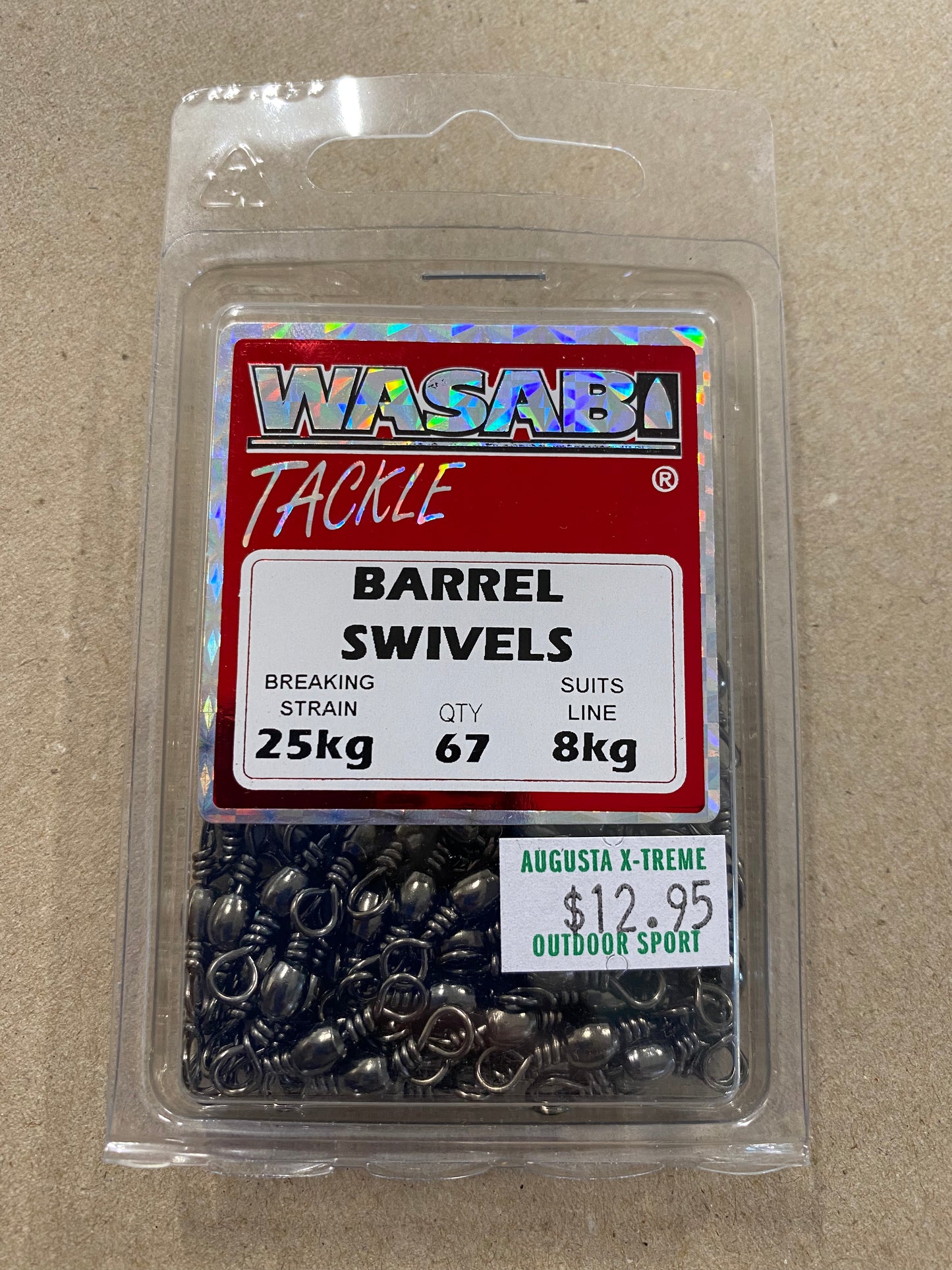 Wasabi Barrel Swivel 8Kg Qty 67