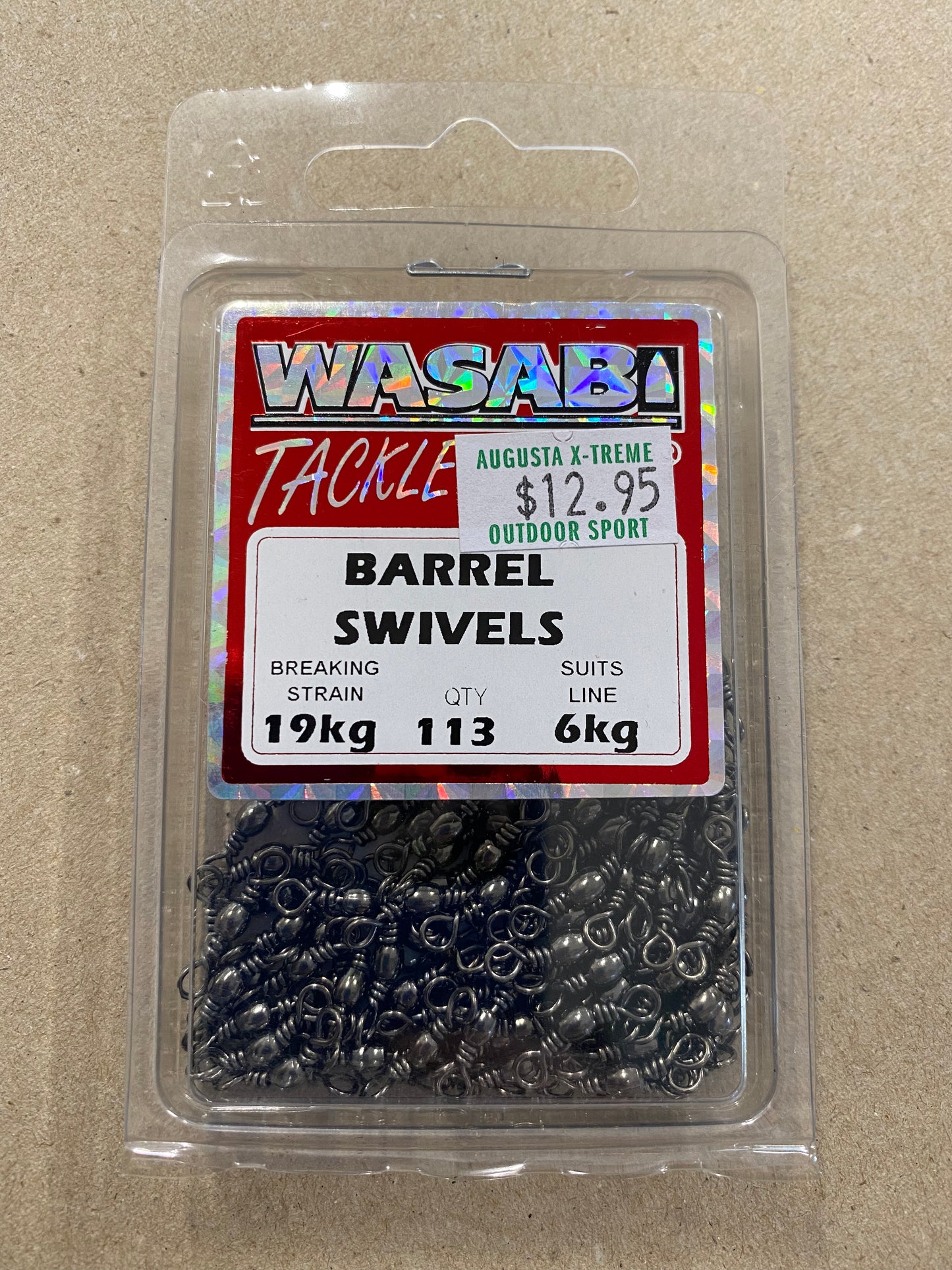 Wasabi Barrel Swivel 6Kg Qty 113