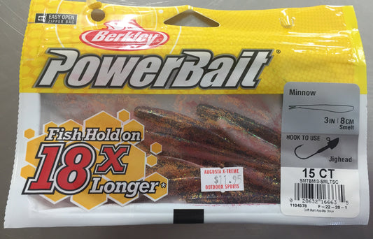 Berkley Powerbait Minnow Smelt 3" 8cm