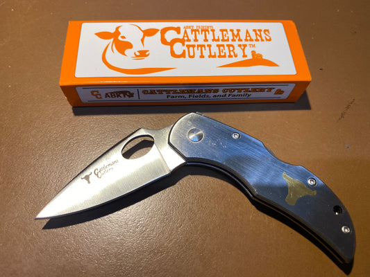 Cattlemans Cutlery Folding Knife Stainless Steel