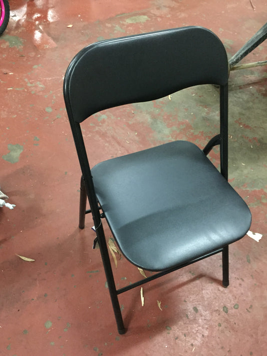 HIRE Black Padded Folding Chairs Per Pair