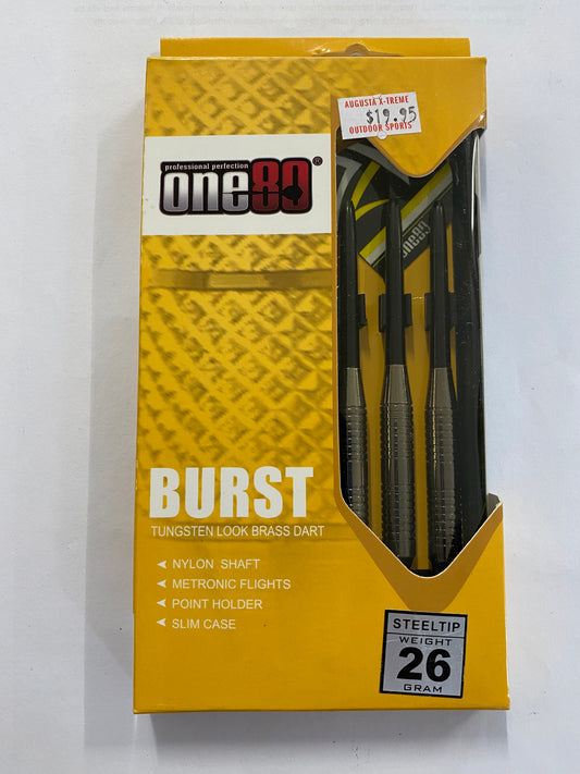 One80 Burst Tungsten Look Brass Darts 26gm