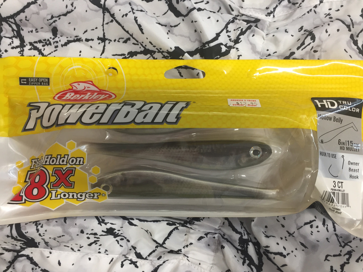 Powerbait Hollow Belly Mullet 6IN/15CM