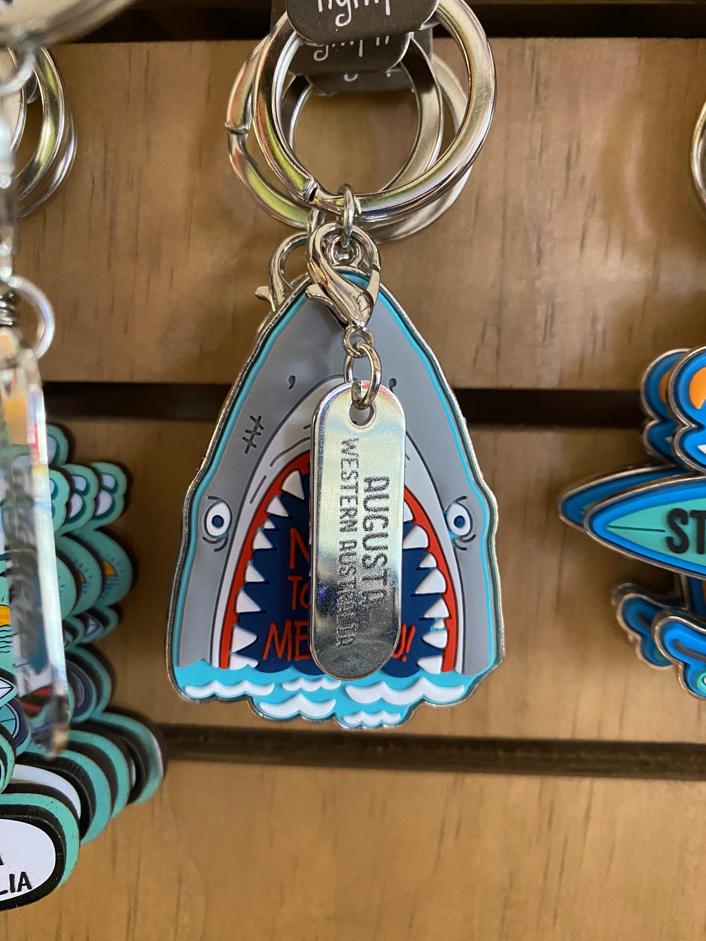 Earth Nymph Augusta Keychain Nice To Meet You Shark